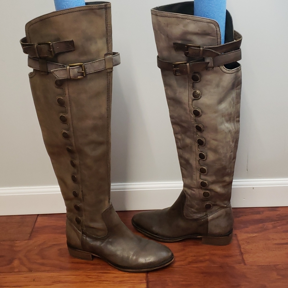 Sam Edelman Pierce Over The Knee Leather Boots